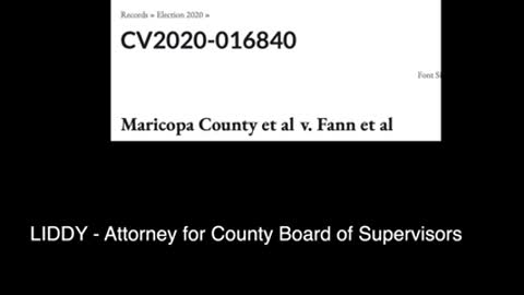 Maricopa County Court hearing Feb 25 - Senate vs County Supervisors. Judge will rule tomorrow.