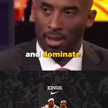 Kobe’s advice to Lebron 👑