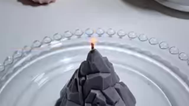 candle art is on fire