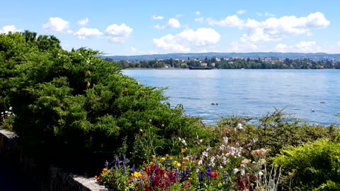 Lake leman in switzerland the best in the world