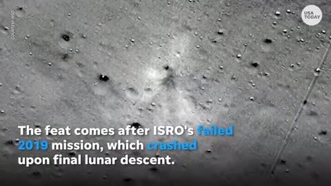 India lands on the moon