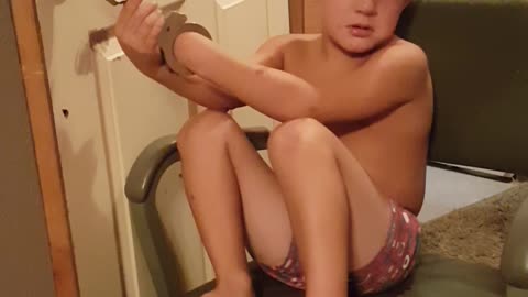 Boy Handcuffs Himself To Door, Can't Get Out