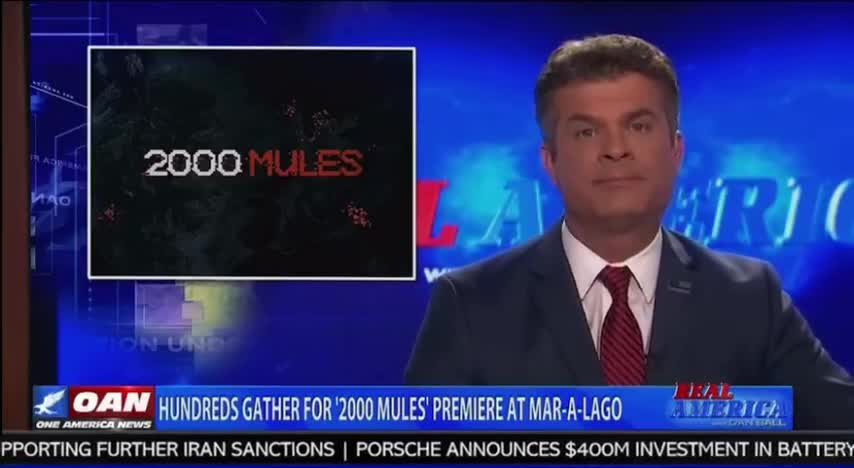 OAN’s Dan Ball opened his show tonight with his thoughts on 2000 Mules...
