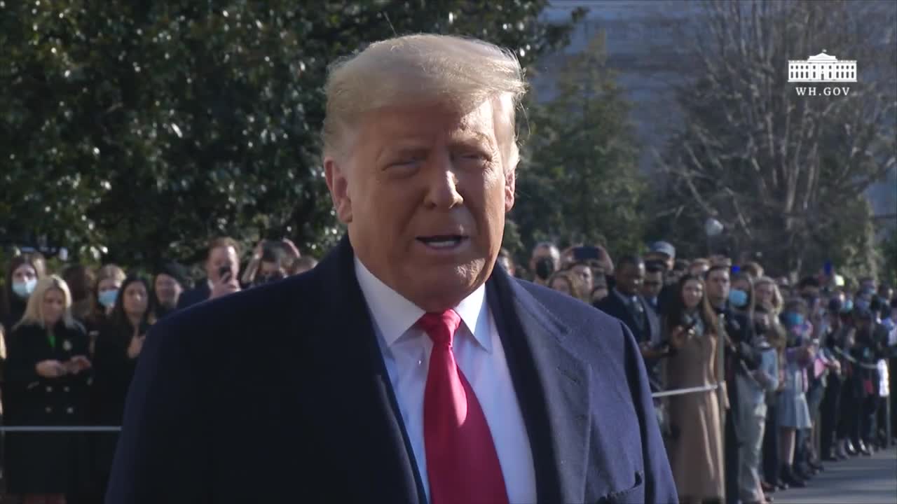 PRESIDENT TRUMP SPEAKS! TODAY: 1-12-2021