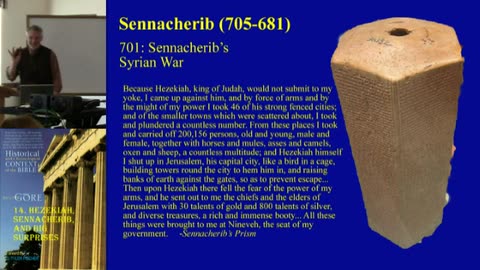 14. Hezekiah, Sennacherib, and Big Surprises