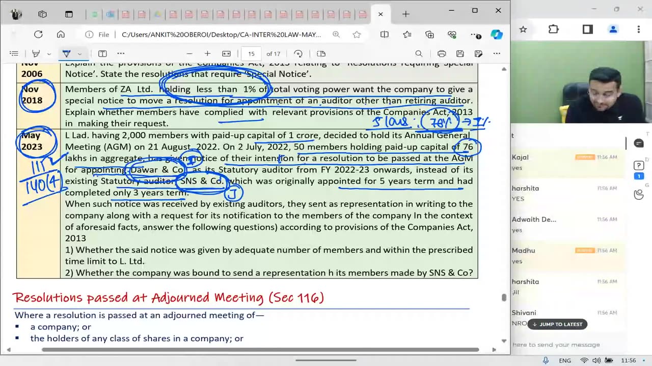 General meeting part-6