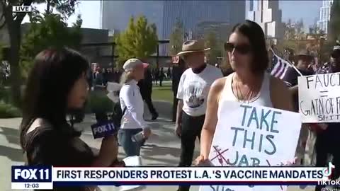 L.A. Protesters STANDING UP TO TYRANNY AND FAKE NEWS