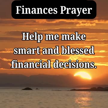 Daily Jesus Prayers for blessed financial decisions