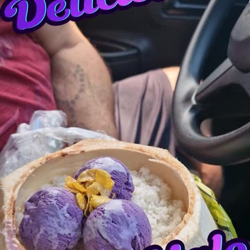 Sweet Delights: Halo-Halo in a Buko Shell! 🍧🥥✨