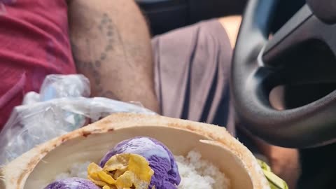 Sweet Delights: Halo-Halo in a Buko Shell! 🍧🥥✨