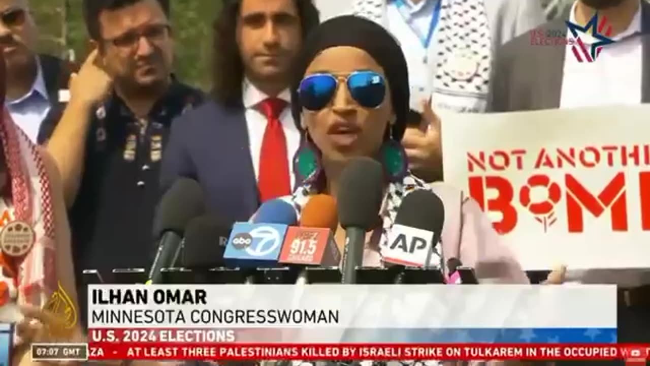 Rep Ilhan Omar: "ceasefire, 😭😭🥺