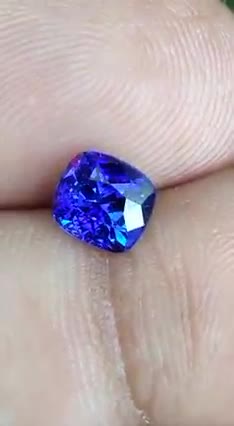 Vivid blue sapphire