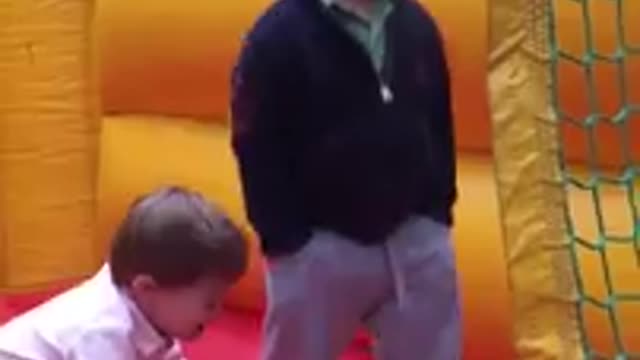 Funny Kid Jumping