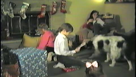 1988 Christmas with Grandchildren