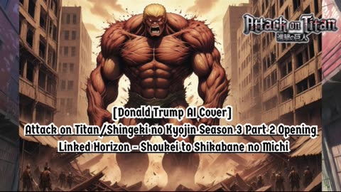 [Donald Trump sings/AI Cover] Attack on Titan S3 pt2 Linked Horizon - Shoukei to Shikabane no Michi