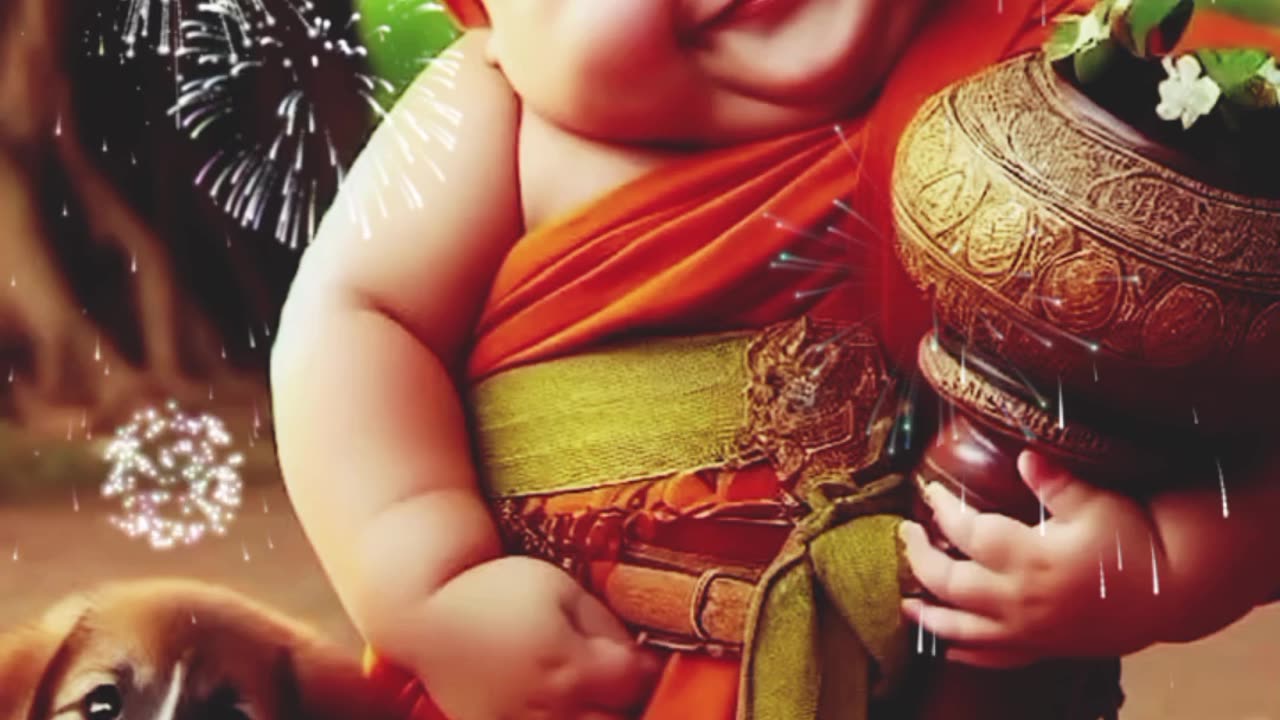 Cute Monk Baby