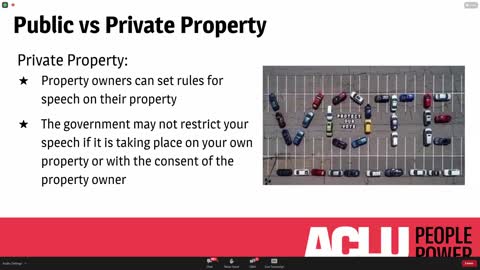 ACLU How to protest.