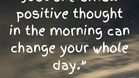 Motivational video