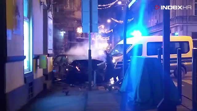 Zabio se u zid nakon potjere u centru Zagreba, policija ga okružila puškama