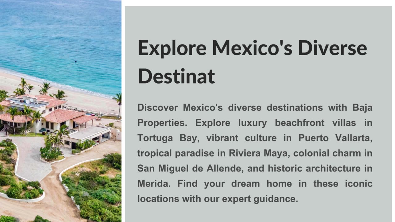 Discover the Charm of Tortuga Bay with Baja Properties