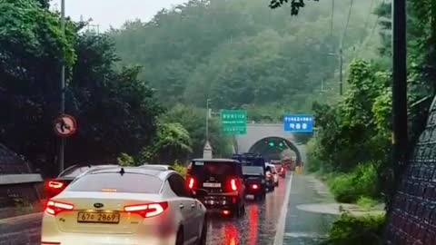 be caught in the rain while riding