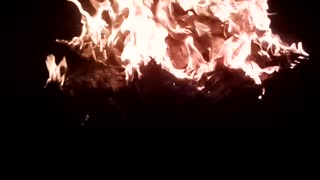 The burning of the boxes!!