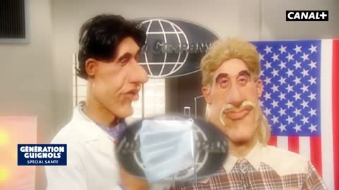 Quand les Guignols se moquaient du masque