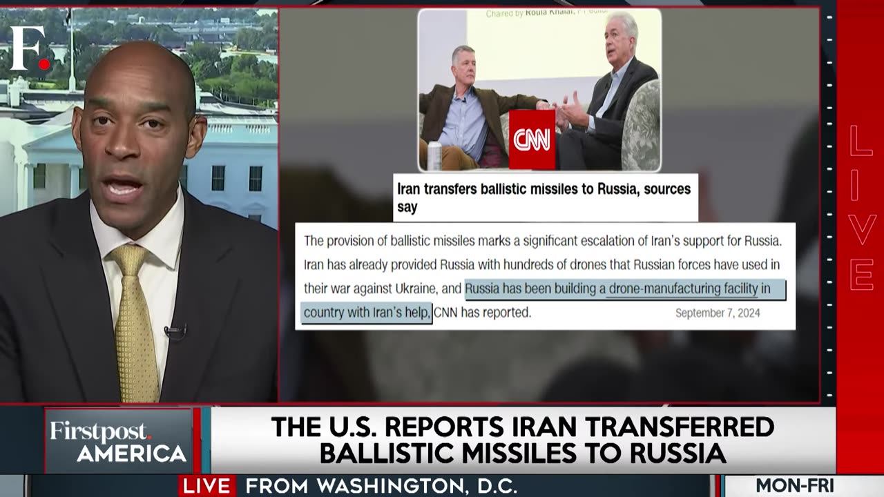 US: Iran Has Sent Short-Range Ballistic Missiles to Russia for Ukraine War | Firstpost America