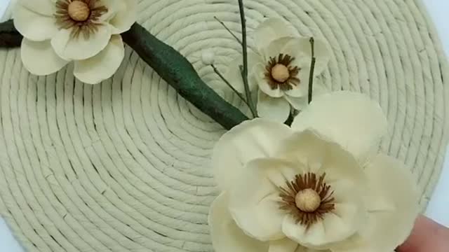 Creative DIY plum blossom, waste utilization and creativity
