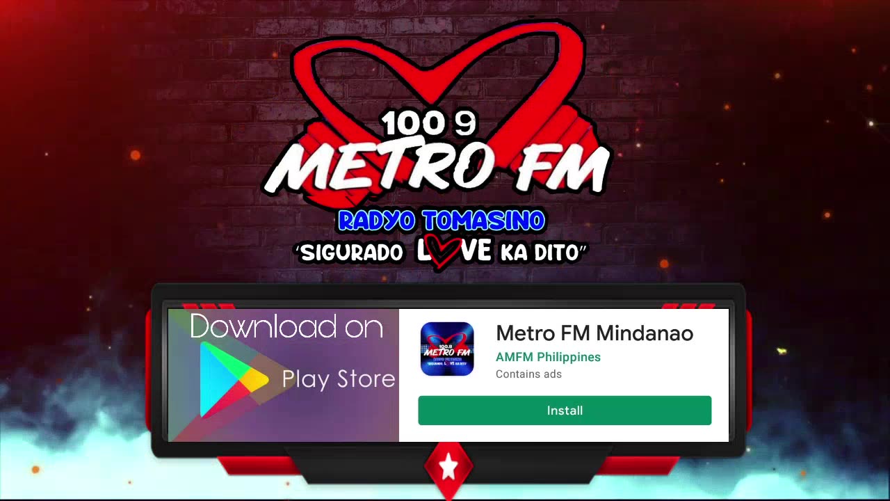 100.9 Metro FM Radio Broadcast - Philippines