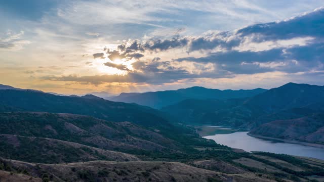 Beautiful sunset 4k video