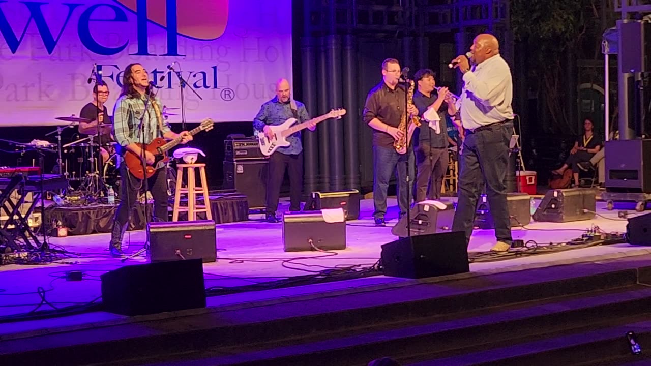 Sugar Ray Rayford plays the 2024 Lowell Folk Festival