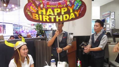 Funny and surprising birthday greetings from Vikings Bacolod