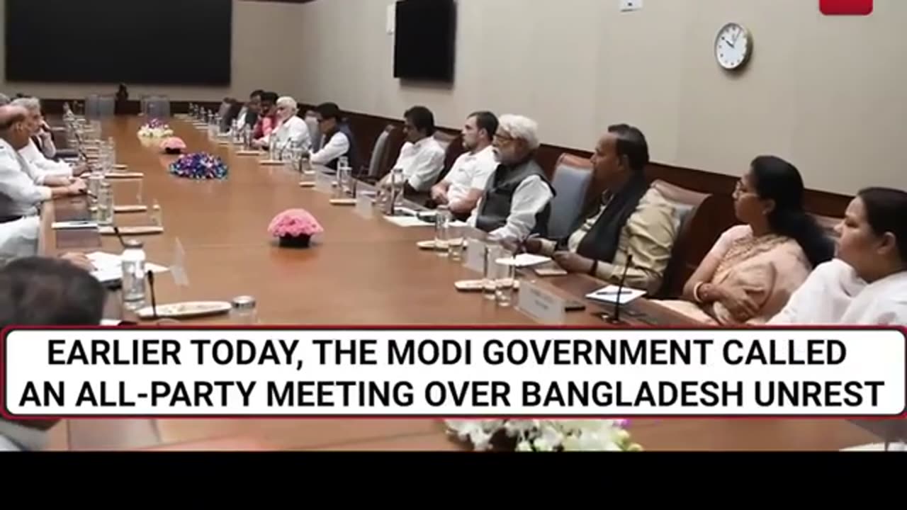 Former Bangladesh's PM Mrs. Sheikh Hasina escaped.