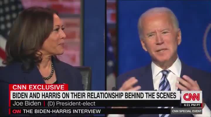 Joe Biden - "I'll develop some disease and say I have to resign."