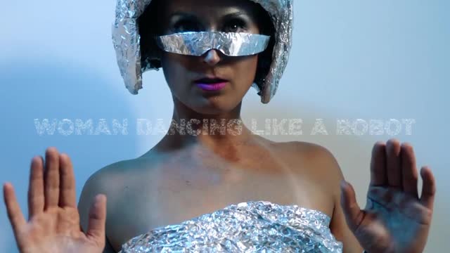 Woman Dancing Like A Robot