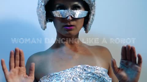 Woman Dancing Like A Robot