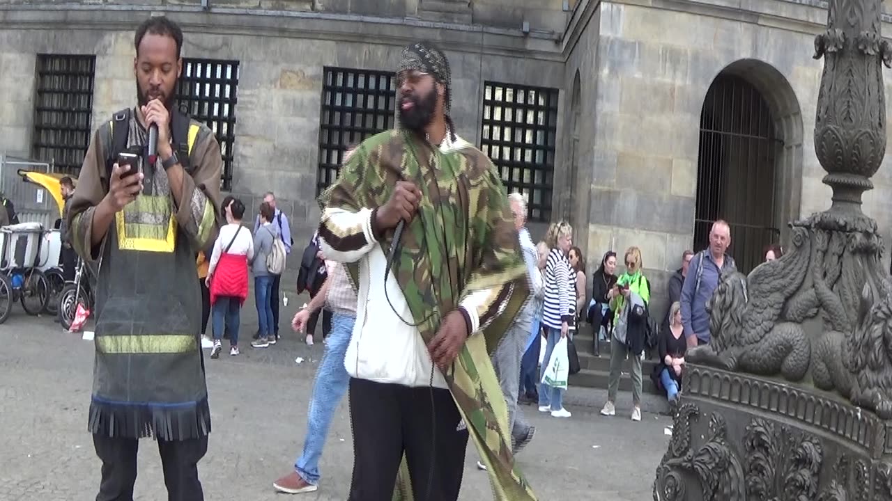 Hebrew Israelites Prophetic Camp Street Teaching 13 -4- 2024 Amsterdam (The Dam/Netherlands) Pt 2