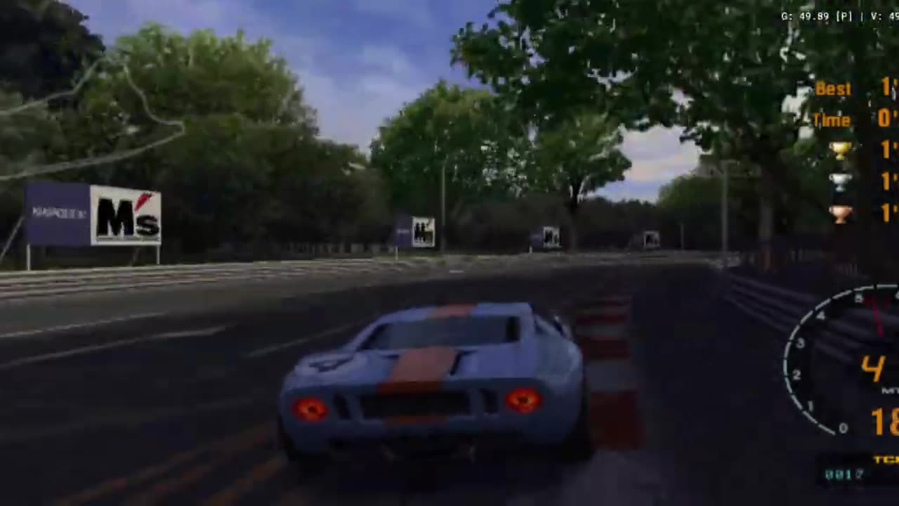 Gran Turismo Concept 2002 - Course License 2 Gameplay(AetherSX2 HD)