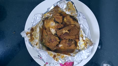 How to cook chicken in aluminium foil _ Foil Chicken Recipe _ 20 minutes Recipe