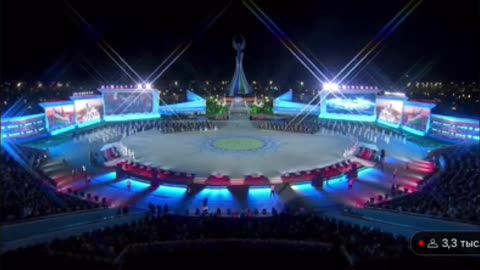 Andijan fc fans in Uzbekistan Independence day celebration