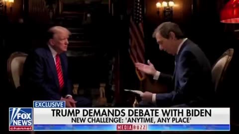 USA: TRUMP DEMANDS DEBEAT WITH BIDEN!