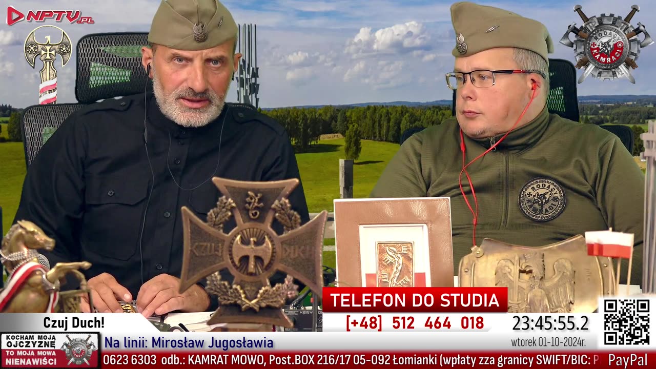 CZUJ DUCH! Wt. 1.10.2024r. W. Olszański, M. Osadowski Rodacy Kamraci NPTV.pl