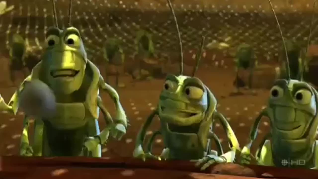 ⚠️ This video clip from A Bug's Life (1998) explains the deep-state agenda perfectly