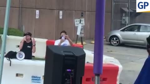 Nasty Women Protest Ashli Babbitt's Mother and J6 Defendants Outside of DC Jail