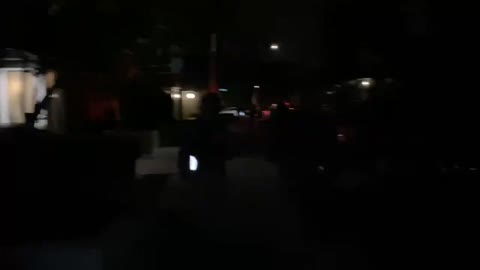 Antifa walk through the suburbs