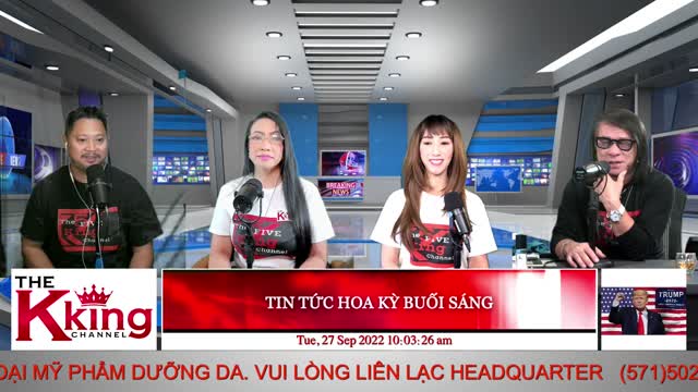 TIN TỨC HOA KỲ BUỔI SÁNG - 09/27/2022 - The KING Channel