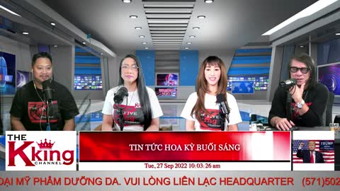 TIN TỨC HOA KỲ BUỔI SÁNG - 09/27/2022 - The KING Channel