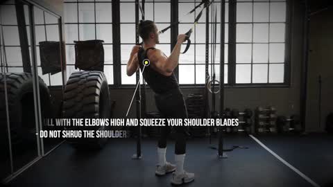 TRX Face Pull Exercise Tutorial