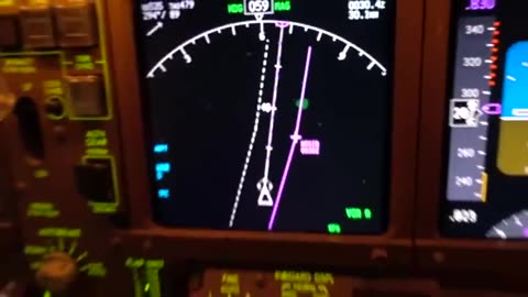 A Pilots view of a Thunderstorm over the Atlantic Ocean